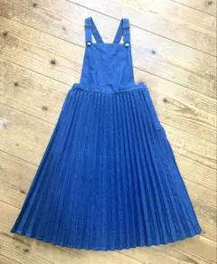 アナスイミニのデニムジャンパースカート LLサイズ