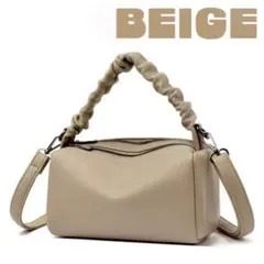 肩掛け ハンドバッグ 筒型 2way PUレザー レディース おしゃれ 上品