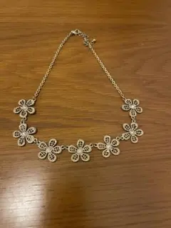 【お値下げ！】花モチーフ ネックレス 2点シトリンネックレス1点の3点セット