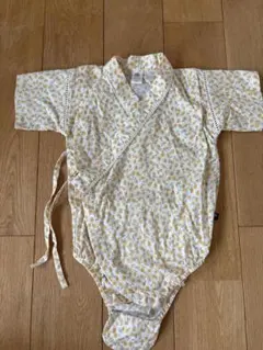 80cmコットン100%甚平 黄色のレモン柄