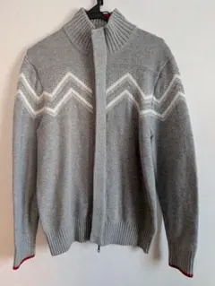 BANANA REPUBLIC グレー ジッパーセーター