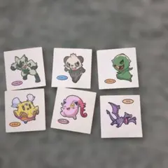 ポケモンシール セット 6枚 ポケモン ポケットモンスター ニャローテ シール