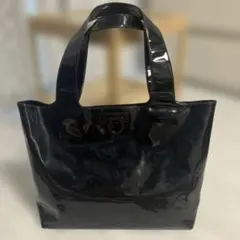 Salvatore Ferragamo トートバッグ エナメル ブラックのサムネイル