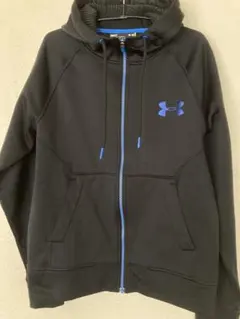 【Under Armour アンダーアーマー】 裏起毛 フルジップパーカー濃紺