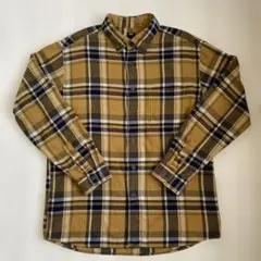 UNIQLO フランネルシャツ チェックシャツ ネルシャツ 長袖