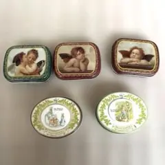 天使デザイン、ピーターラビット小物収納缶セット