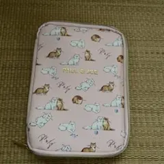 PAUL & JOE 猫柄 マルチケース ピンク