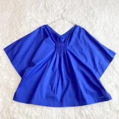 Cloth＆Cross バルーンスリーブVネックブラウス ハグオーワー - メルカリ
