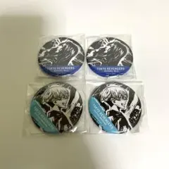 東京リベンジャーズ TSUTAYA 墨絵缶バッジ 場地圭介 松野千冬