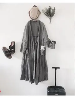 お値引き☆rehellinen　glen check haori グレンチェック