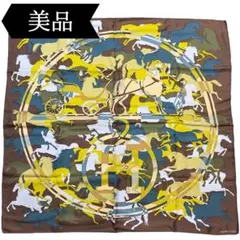◇エルメス◇シルク/カレ45/プチカレ/エクスリブリスのカモフラージュ