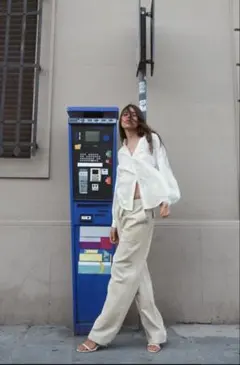⭐︎ZARA シアー羽織　レース　シャツ　トップス　刺繍⭐︎