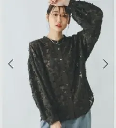 ジャガード トップス