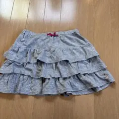 mikihouse グレー フリルスカート 130 リーナちゃんのサムネイル