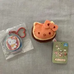ハローキティ　サンリオキャラクターズ　和菓子マスコット　キーホルダー　コンビニ