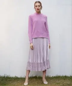 ♡美品♡JILL STUART ジルスチュアート サテン プリーツスカートのサムネイル