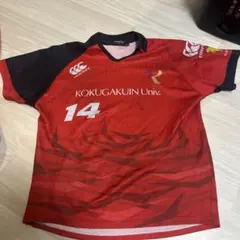 慶應義塾大学 Canterbury ラガーシャツ 1899 ネイビー/レッド - メルカリ
