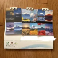 富士山 2026年 卓上カレンダーのサムネイル