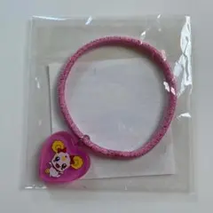 映画スマイルプリキュア ローソン前売券限定特典 ハート型チャーム付きヘアゴム