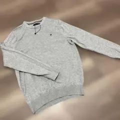 未着用品！TOMMY HILFIGER グレー 長袖セーター S