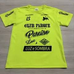 Luz e Sombra 蛍光イエロー サッカーシャツ 160