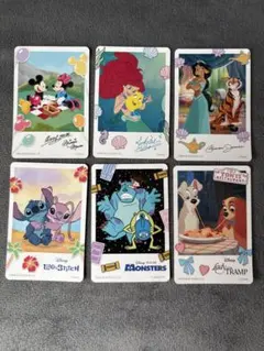 プリマハム　ディズニー　ステッカー　6枚