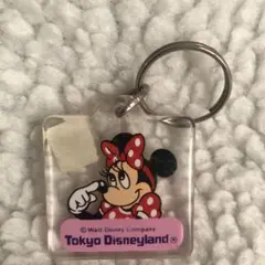 東京ディズニーランド　ミニー　アクリル　キーホルダー　昭和レトロ ディズニー