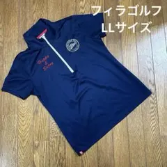 フィラゴルフ♡大きいサイズ　ゴルフポロシャツ　ネイビー★