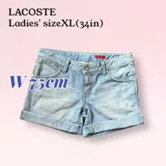 LACOSTE　デニムショートパンツ（34in、75ｃｍ）　＊99285