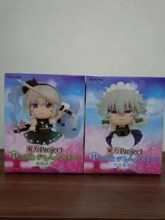東方Project ゆっくり風デフォルメフィギュア 魂魄妖夢&十六夜咲夜セット