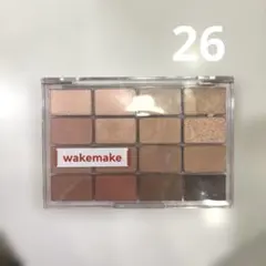 wakemake アイシャドウパレット26 桃色影色ライナー