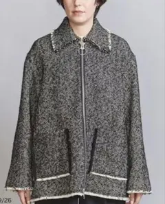 ユナイテッドアローズ ヘリンボーンツイードブルゾン　Mサイズ