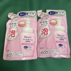 Biore メイクも落とせる洗顔料 泡タイプ つめかえ用 2個セットのサムネイル