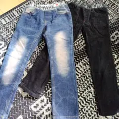 130センチ　デニムパンツ＆コーデュロイパンツ