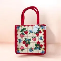 新品タグ付き feiler セゾニエブーケ ミニボストンバッグ 花柄 