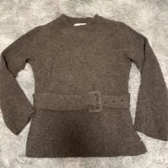 Mila Owen ベルト付きリブ編みセーター　サイズ0