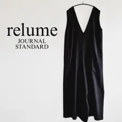 ジャーナルスタンダードレリューム　Vネックワイドパンツサロペット　オールインワン