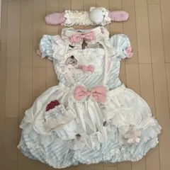 ☆*☆様 BODYLINE 和風ロリータ 着物ドレス 公*o様 BODYLINE 和風ロリータ 着物ドレス フリーサイズ | Mercari