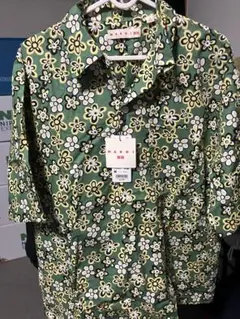 新品未使用tovho トヴホ ポロシャツ 半袖 ボタニカル 緑 02 M - メルカリ