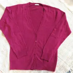 ジーユー　カーディガン　ピンク　XL