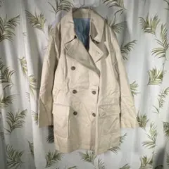 【サブストリート】ダブルブレストトレンチコート　ベージュ　大きいサイズ　春秋