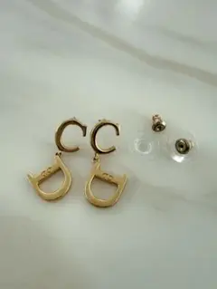 か*り様 Dior♡ヴィンテージゴールドピアス
