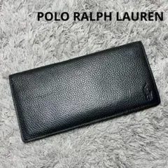 POLO RALPH LAUREN ポロラルフローレン 長財布 ブラック レザー