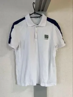 LACOSTE ラコステ ポロシャツ ホワイト ネイビー
