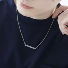 ロゴプレート チェーンネックレス　ETELIO