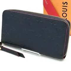 【極美品】ルイヴィトン マリーヌルージュ アンプラント ジッピーウォレット 財布