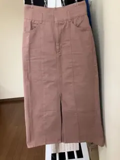 【GU】フロントスリットナロースカート