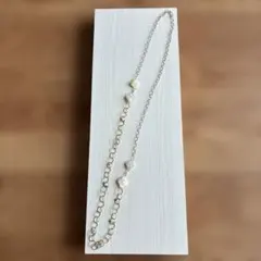 白蝶貝・パール　ロングネックレス ハンドメイド