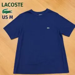 LACOSTE ラコステ ワニロゴ 鹿の子 半袖Tシャツ ネイビー US M