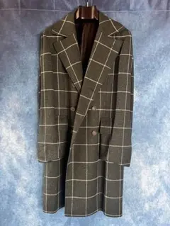 ⭐️スティレラティーノダブルチェスターコート44 高級品質ウール キャメルベージュ ⭐️スティレラティーノダブルチェスターコート44 高級品質